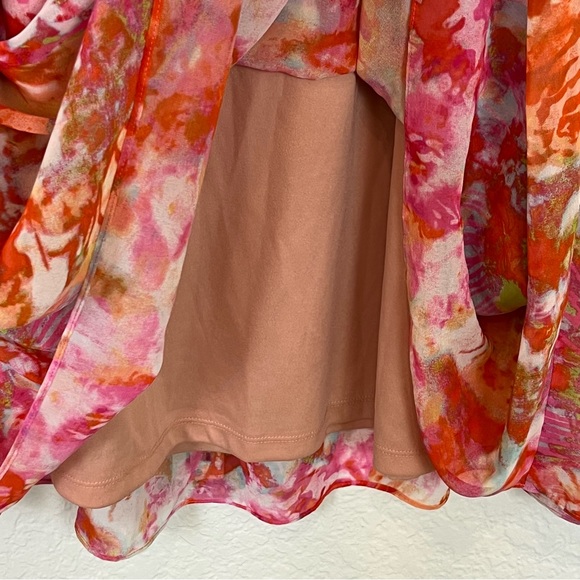 Boston Proper Hazy Floral Flowy Maxi Maxi Skirt size 6 - Picture 7 of 11